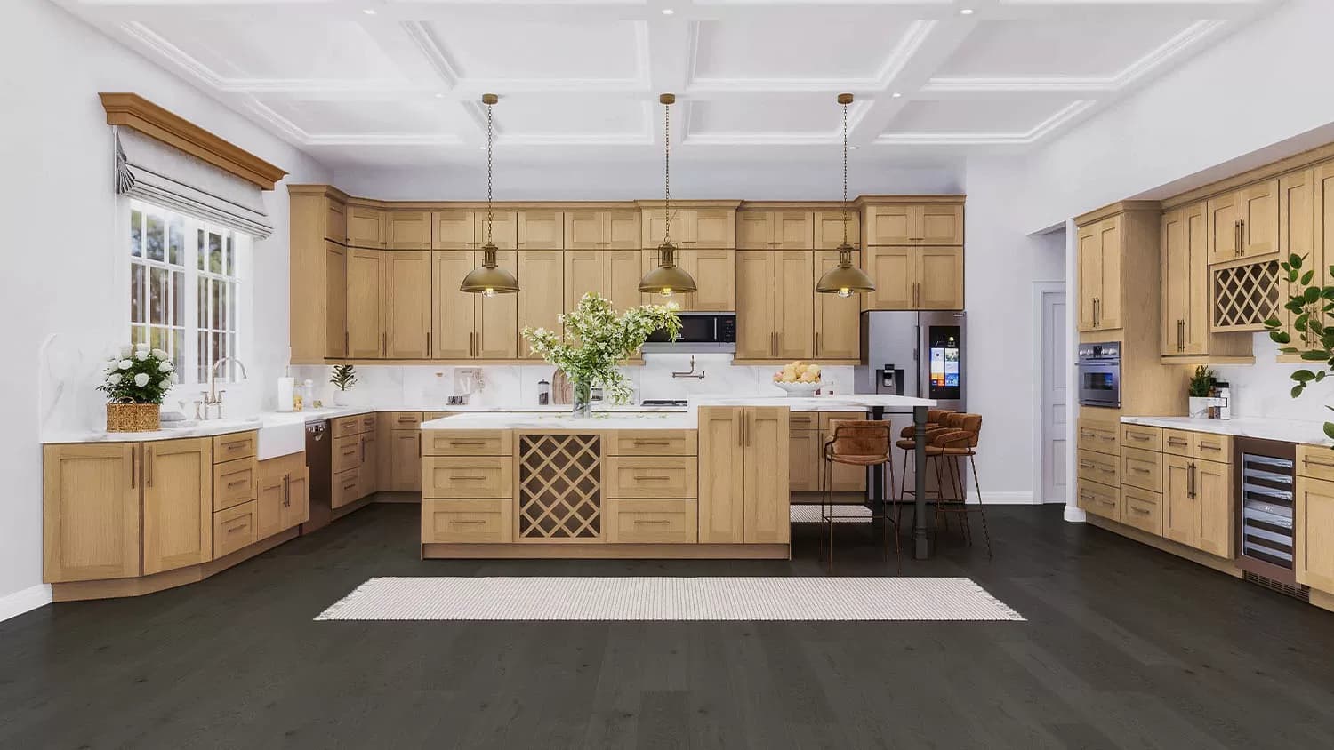 Bayview Wood Shaker basic kitchen